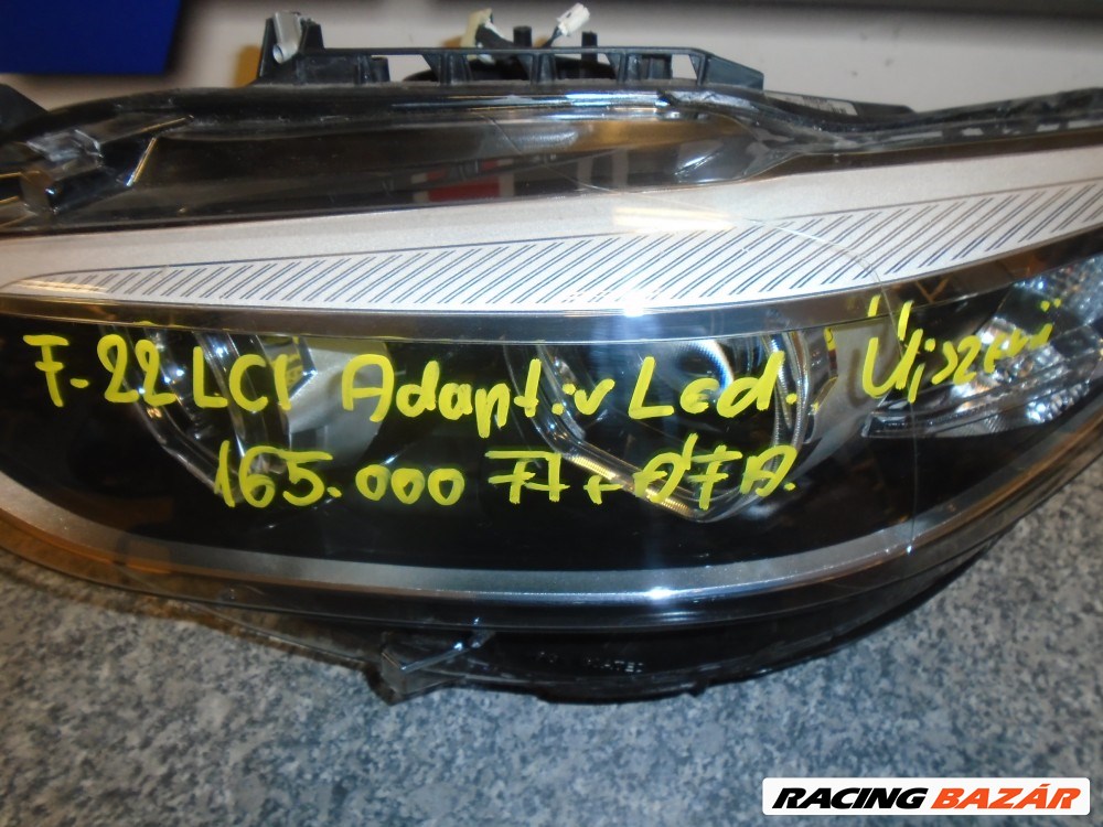 [GYÁRI HASZNÁLT] BMW - BAL oldali ADAPTIV LED  fényszóró - F22 LCI / 2-es  3. kép